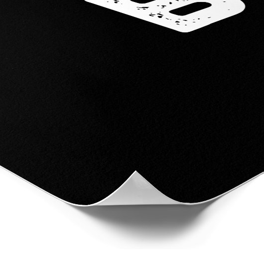 Blooo Funny Blue Ghost Pun Dark BG Poster (Hoek)