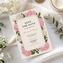 bloos zachte Roze bloesem chic save the date