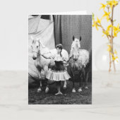 Bloot Meisje: 1904 Kaart (Gele Bloem)