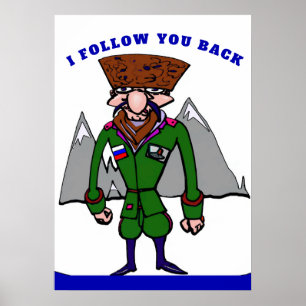 Blootgestelde Gekke trol, Poster