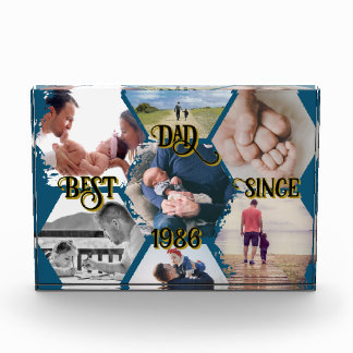 Bloque para fotos "Best Dad Since" personalizable Fotoblokken