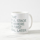 Bloquer d'abord, guérir ensuite - Tasse minimalist (Devant droit)