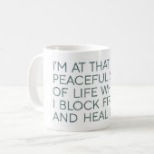 Bloquer d'abord, guérir ensuite - Tasse minimalist (Devant gauche)