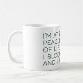 Bloquer d'abord, guérir ensuite - Tasse minimalist (Gauche)