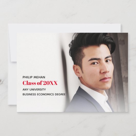 Bloquer Les Invitations De La Fête De Diplôme De P (Devant)