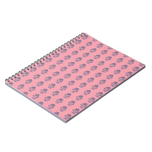 Bloquer l'impression Lotus Flower Spiral Journal (Côté gauche)