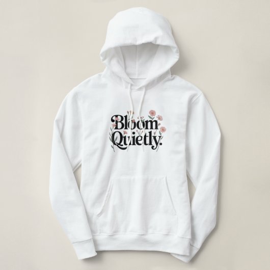 Bloquez en Silence Sweat à Capuche pour Femmes | M (Design devant)