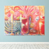 Blossom 2 canvas afdruk (Insitu (Houten vloer))