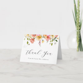 Blossom and Honey Thank You Note Card Bedankkaart