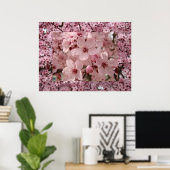 Blossom Art roze Spring Tree Prints (Thuiskantoor)