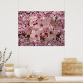 Blossom Art roze Spring Tree Prints (Keuken)