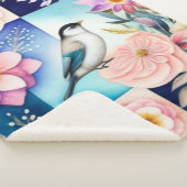 Blossom & Bird Sherpa Deken (3/4)
