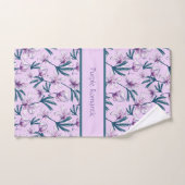 Blossom Bliser sur le pourpre doux (Serviette à main)