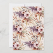 Blossom Bliss Bruids Douche Uitnodiging (Achterkant)