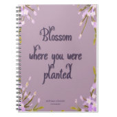 Blossom Blumen Mel Mae Schmidt Stationery Notitieboek (Voorkant)