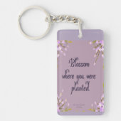 Blossom Blumen Mel Mae Schmidt Stationery Sleutelhanger (Voorkant)