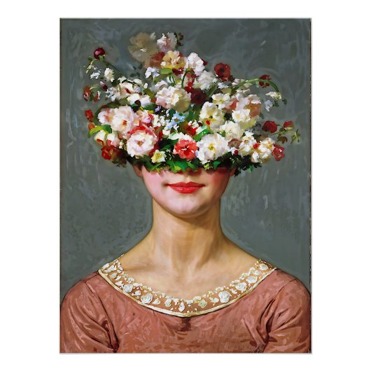 "Blossom Bonnet" Helen - Kunst & Bloemen Maatschap Perfect Poster (Voorkant)