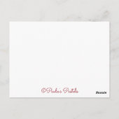 Blossom Border~Hoping in Jehovah~2018 Spaans Briefkaart (Achterkant)