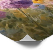 Blossom Buddy: Het bloemparadijs van A Goldendoodl Poster (Hoek)