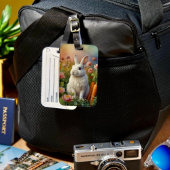 Blossom Bunny & Carrot Patch Bagage Label