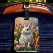 Blossom Bunny & Carrot Patch Bagage Label