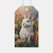 Blossom Bunny & Carrot Patch  Cadeaulabel (Voorkant)