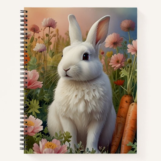 Blossom Bunny & Carrot Patch Notitieboek (Voorkant)