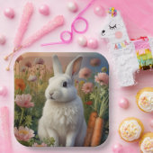 Blossom Bunny & Carrot Patch Paper Bord (Feest)