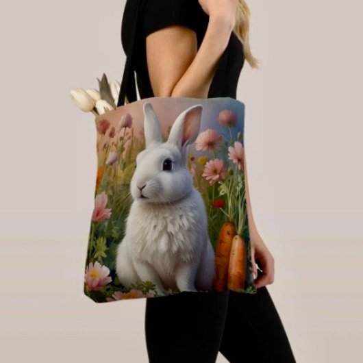 Blossom Bunny & Sac fourre-tout de patchs de carot