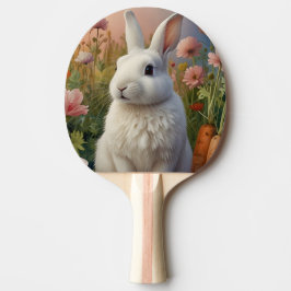 Blossom Bunny & Wortel Patch Ping Pong Paddle Tafeltennisbatje