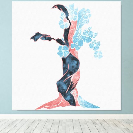 Blossom Canvas Afdruk (Insitu (Houten vloer))