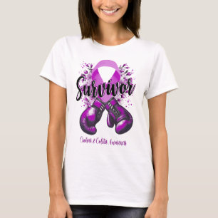 Blossom Crohn en Colitis Warrior Survivor T-shirt