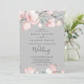 Blossom des cerisiers du printemps | Faire-part de (Debout devant)