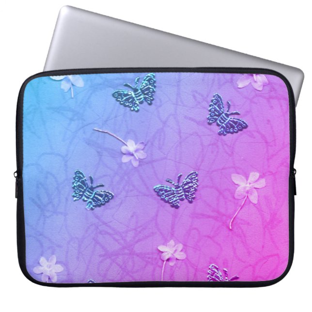 Blossom en buikvlies laptop sleeve (Voorkant)