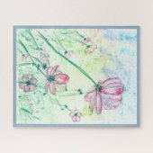 Blossom en lucht legpuzzel (Horizontaal)