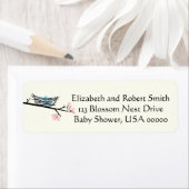 Blossom en Nest Retouradres Etiket (Insitu)