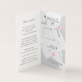 Blossom-evenementschema en -kaart van de weddensch kaart (Binnen)