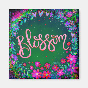 Blossom  Fun Floral Modern Inspirity Magneet