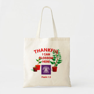 Blossom Geplant hier Christelijke kerk ADD LOGO Tote Bag