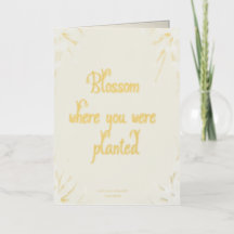 Blossom Goldkarte Mel Mae Schmidt Stationery