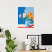 Blossom Harmony: De essentie van Natuur Poster (Thuiskantoor)