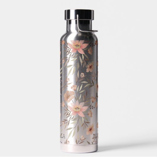 Blossom Hydration - Personalized Boho Floral Waterfles (Links)