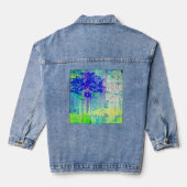 Blossom in Blue Violet Denim Jacket (Achterkant)