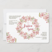 Blossom Krans uitnodiging (Voorkant)