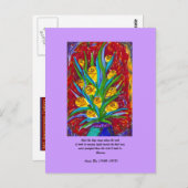 Blossom met Citaat Briefkaart (Voorkant / Achterkant)