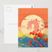 BLOSSOM NATUUR MOUNTAIN DRAGON BRIEFKAART (Voorkant / Achterkant)