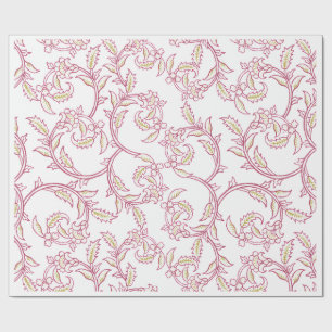 "Blossom Paisley" Élégant emballage cadeau floral