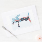 Blossom Rechthoekige Sticker (Envelop)