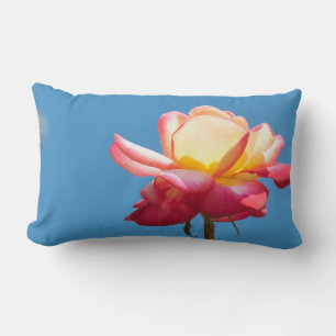 Blossom roze gele roos kussen