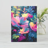 Blossom Rush Spring Floral Garden Aankondiging (Staand voorkant)